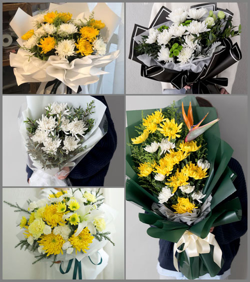 安徽马鞍山花山区慈湖街道联农村白事花束代送